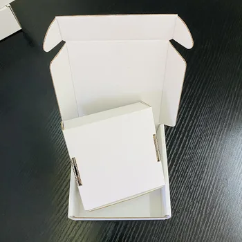 20 шт., мини-белая бумажная коробка, почтовый ящик для электронных аксессуаров, Упаковочные коробки для мелких деталей.