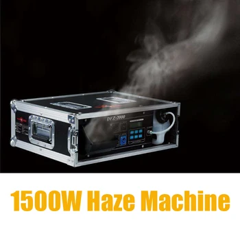 Профессиональная сценическая машина для создания тумана DMX 512 с дымовой машиной Flycase мощностью 1500 Вт, хорошо подходит для сценических эффектов на домашних вечеринках.
