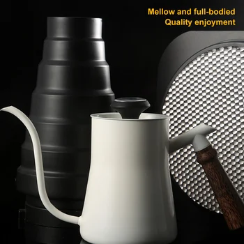 Чашки Кофеварка Чайник для латте из нержавеющей стали Фильтр для плиты Кофеварка Moka Кофейник 550 МЛ с датчиком температуры