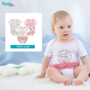 Модный детский комбинезон для новорожденных с короткими рукавами, комбинезон для маленьких девочек, кружевная детская одежда для маленьких девочек от 0 до 1 года