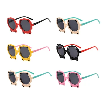 Новые детские солнцезащитные очки, Детские очки с животными, Креативные Забавные очки с защитой от ультрафиолета, защита от солнца на открытом воздухе, Очки для девочек и мальчиков